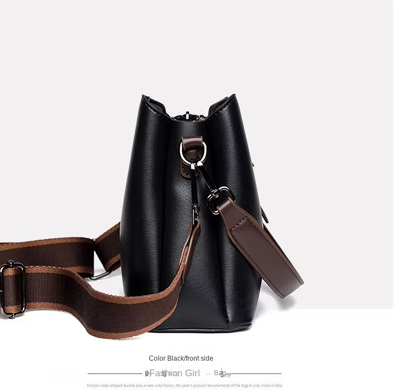 Osman Black Sling Bag for Women - Image 3